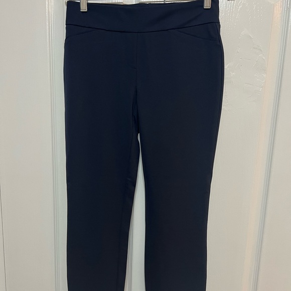 Dalia Pants - Dalia Navy Blue Stretch Pull on closure Women pant size S/ CH